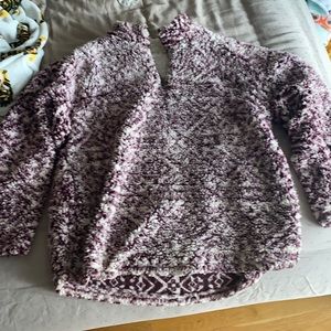 Purple Sherpa Pullover